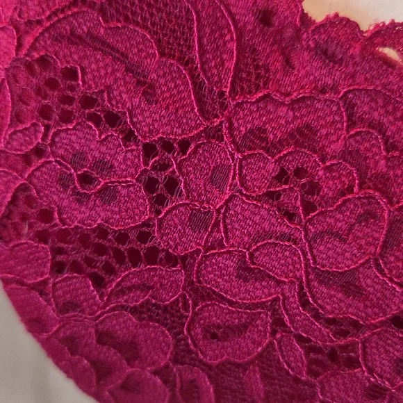 NWT Wacoal b.tempt'd Vibrant Lace Underwire Bra in Pink - Picture 7 of 8